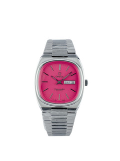 ساعت امگا مدل سی مستر صفحه مربعی صورتی OMEGA Seamaster S5320L